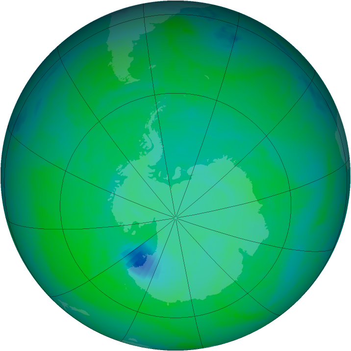 Ozone Map 2003-12-09